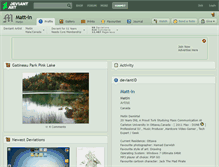 Tablet Screenshot of matt-in.deviantart.com