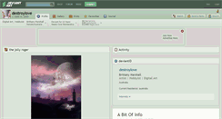 Desktop Screenshot of destroylove.deviantart.com