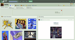 Desktop Screenshot of cassina.deviantart.com