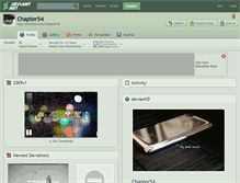 Tablet Screenshot of chapter54.deviantart.com