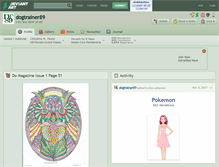 Tablet Screenshot of dogtrainer89.deviantart.com