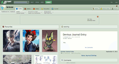 Desktop Screenshot of laveuse.deviantart.com