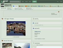 Tablet Screenshot of dimis2410.deviantart.com