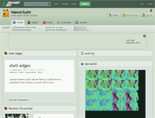 Tablet Screenshot of naked-sushi.deviantart.com