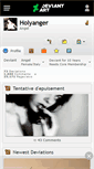 Mobile Screenshot of holyanger.deviantart.com