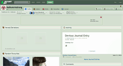 Desktop Screenshot of molkoarmstrong.deviantart.com