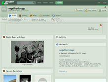 Tablet Screenshot of negative-image.deviantart.com