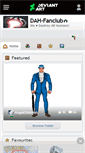 Mobile Screenshot of dah-fanclub.deviantart.com