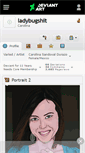 Mobile Screenshot of ladybugshit.deviantart.com