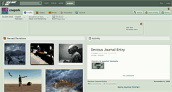 Desktop Screenshot of cooperk.deviantart.com