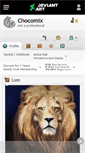Mobile Screenshot of chocomix.deviantart.com