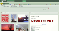 Desktop Screenshot of mechanizmz.deviantart.com