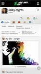 Mobile Screenshot of milky-nights.deviantart.com