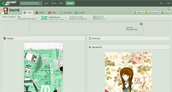 Desktop Screenshot of elleove.deviantart.com