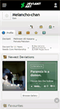 Mobile Screenshot of melancho-chan.deviantart.com