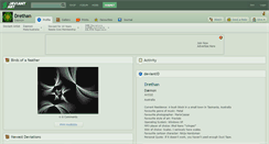 Desktop Screenshot of drethan.deviantart.com
