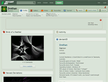 Tablet Screenshot of drethan.deviantart.com