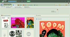 Desktop Screenshot of nekid-monkey.deviantart.com