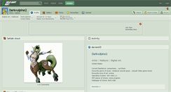 Desktop Screenshot of darkvulpine2.deviantart.com