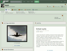 Tablet Screenshot of kejml.deviantart.com