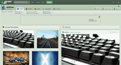 Desktop Screenshot of anthrax-.deviantart.com