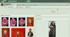 Desktop Screenshot of chuckjarman.deviantart.com