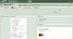Desktop Screenshot of neku-x-joshua.deviantart.com