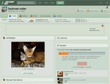 Tablet Screenshot of daybreak-adder.deviantart.com