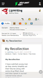 Mobile Screenshot of lipwriting.deviantart.com