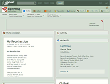 Tablet Screenshot of lipwriting.deviantart.com