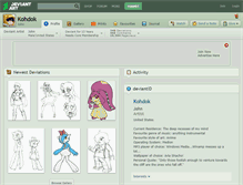 Tablet Screenshot of kohdok.deviantart.com