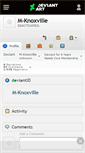 Mobile Screenshot of m-knoxville.deviantart.com