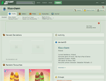 Tablet Screenshot of kiuu-chann.deviantart.com