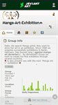 Mobile Screenshot of manga-art-exhibition.deviantart.com