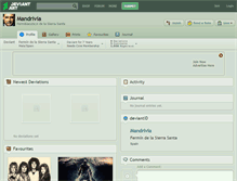 Tablet Screenshot of mandrivia.deviantart.com
