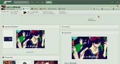 Desktop Screenshot of lavi-x-miranda.deviantart.com
