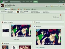 Tablet Screenshot of lavi-x-miranda.deviantart.com