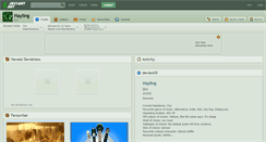 Desktop Screenshot of hayling.deviantart.com