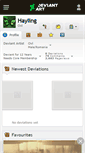 Mobile Screenshot of hayling.deviantart.com