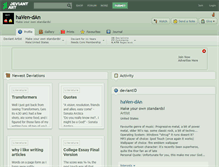 Tablet Screenshot of haven-dan.deviantart.com