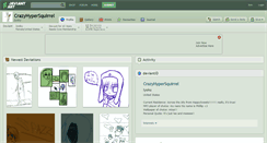 Desktop Screenshot of crazyhypersquirrel.deviantart.com