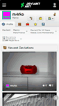 Mobile Screenshot of m4rko.deviantart.com