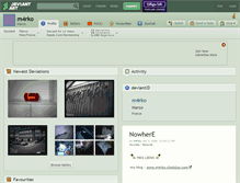 Tablet Screenshot of m4rko.deviantart.com