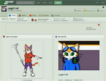 Tablet Screenshot of catgirl140.deviantart.com