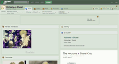 Desktop Screenshot of hotsuma-x-shusei.deviantart.com