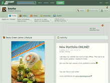 Tablet Screenshot of knorke.deviantart.com