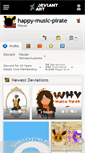 Mobile Screenshot of happy-music-pirate.deviantart.com