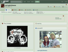 Tablet Screenshot of corruptchimera.deviantart.com