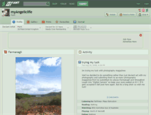 Tablet Screenshot of myangeliclife.deviantart.com