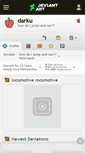 Mobile Screenshot of darku.deviantart.com